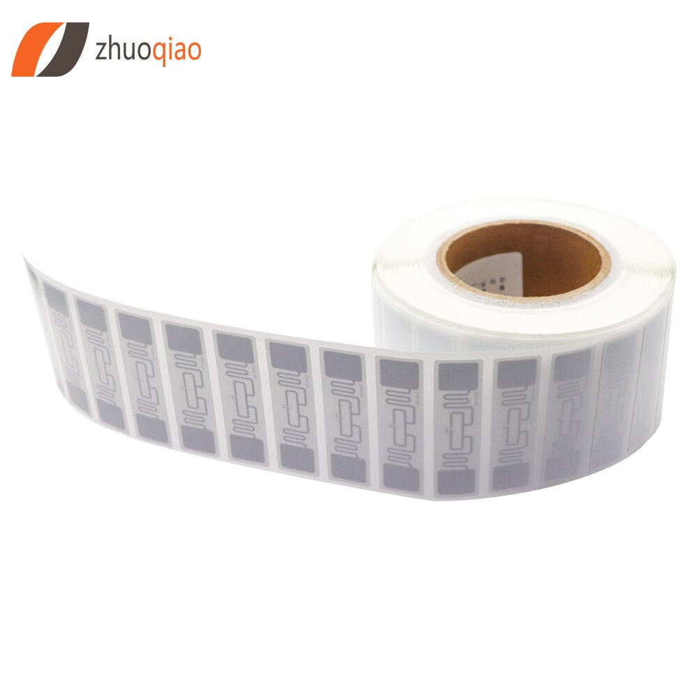 Njzq 50Pcs Epc Gen2 ISO18000-6C Wit 840-960Mhz Uhf Alien H3 Rfid Tag