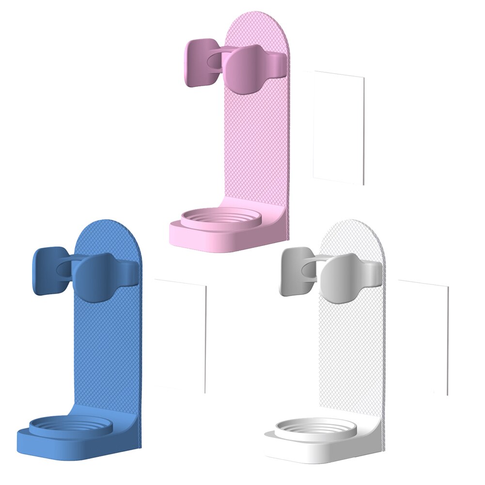 Electric Toothbrush Holder Wall-Mounted Bathroom Space Saving Traceless Toothbrush Organizer Stand Adhesive Rack Accessories
