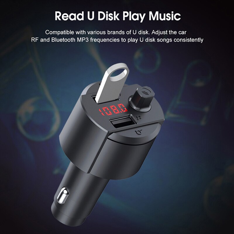 Dual-usb-auto-bluetooth- 5.0 mp3 -player-multifunktions-freisprecheinrichtungs-empfänger-set  nc99
