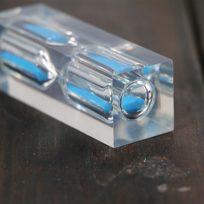 3 Minutes Timer Transparent Crystal Resin Timer Hourglass Kids Novelty Fun For Children