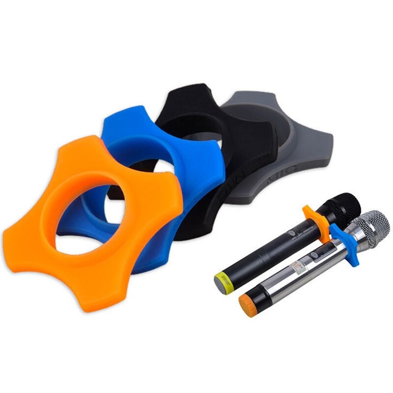 Elastischer mikrofonring, stoßfest, anti-roll-mikrofonhülle, leichter ring, schwarz, grau, blau, orange, mikrofonring 87hc