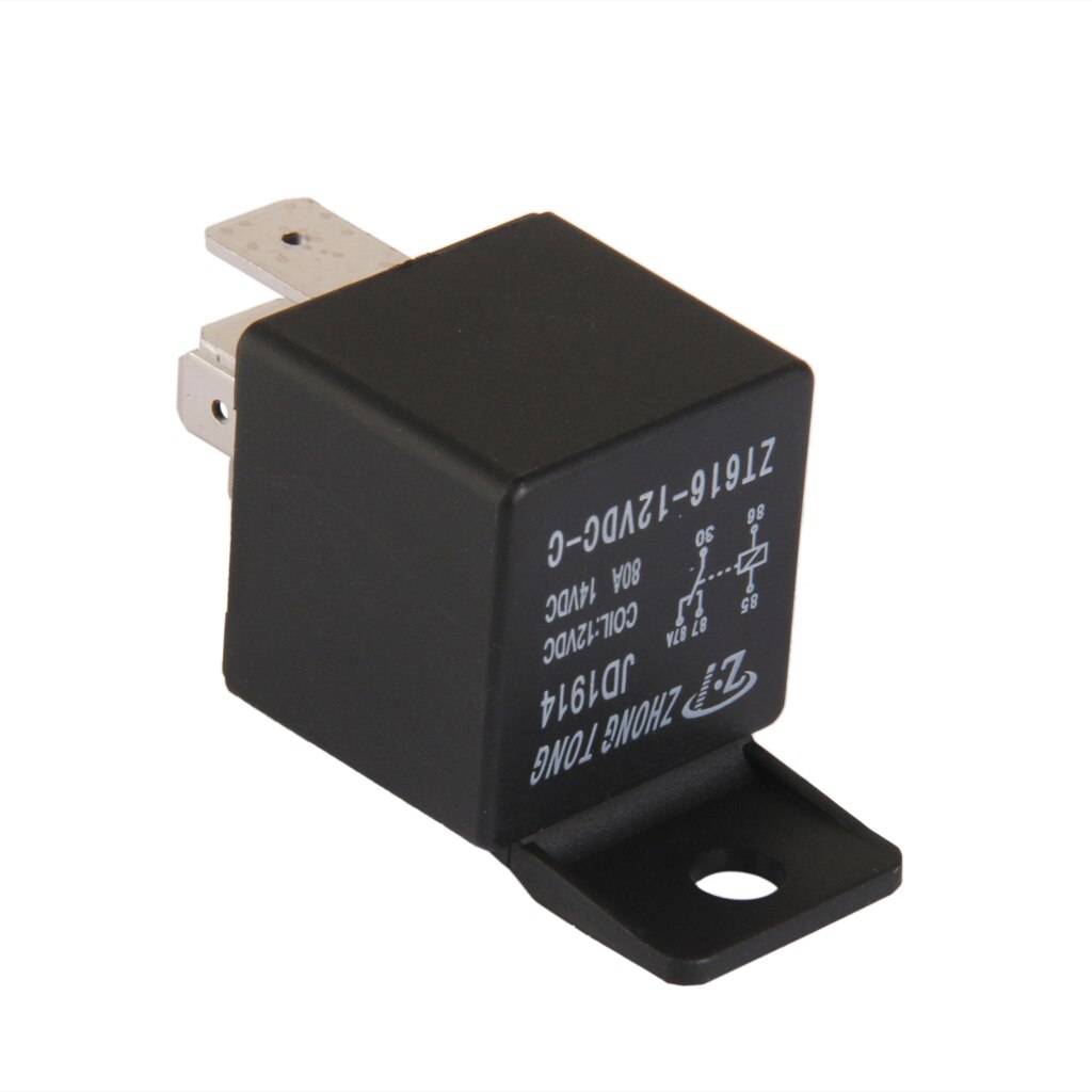 Car Truck Vehicle Automotive DC 12V 80A 80 AMP SPDT Relay Relays 5 Pin