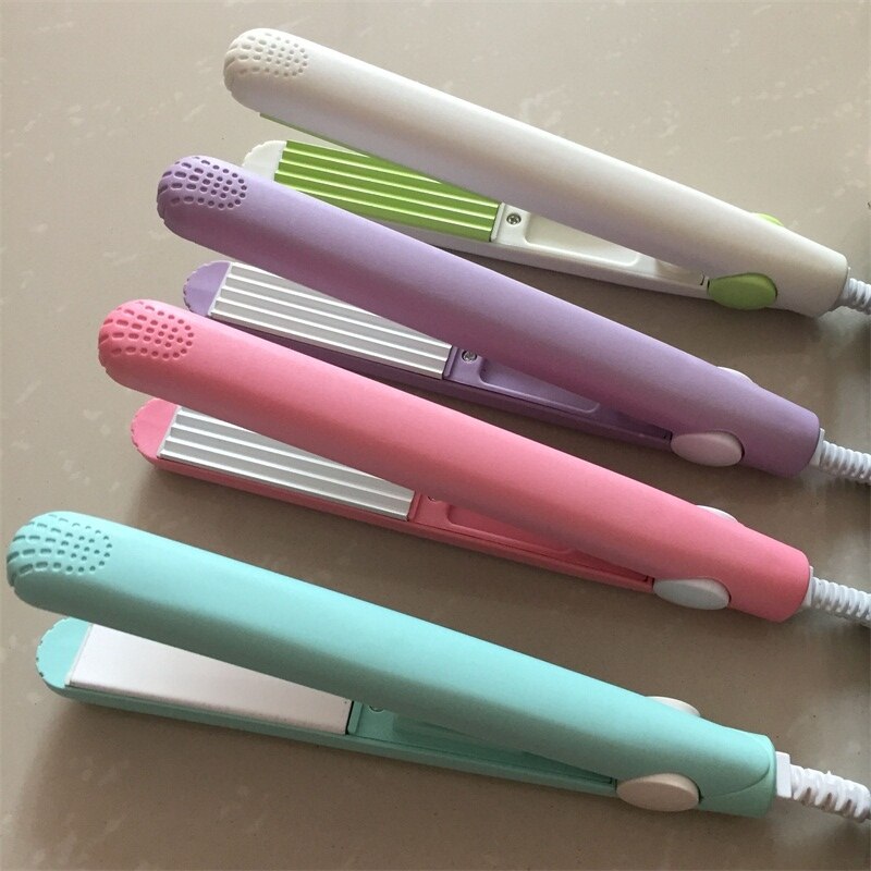 1Pc Mini Stijltang Keramische Stijltang Fronsen Krultang Styling Tools Haar Krultang Met Eu Adapter