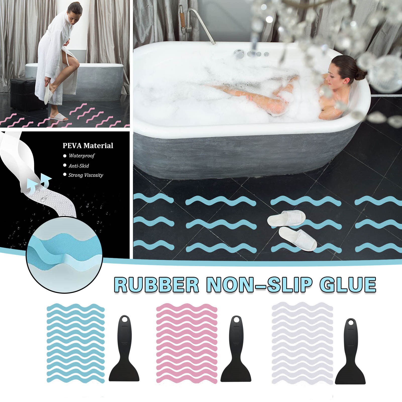 12 pcs banheira adesivos de banho antiderrapante adesivos de banho banheira de segurança chuveiro adesivos adesivos adesivos adesivos de banho de banheiro adesivo tapis de bain alfombra