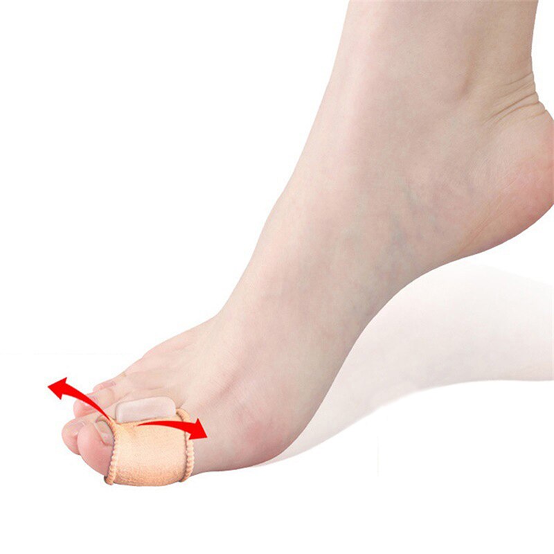 Tåseparator hallux valgus knyst korrektor orthotics fødder knogle tommelfinger justering korrektion pedicure strømpe glattejern