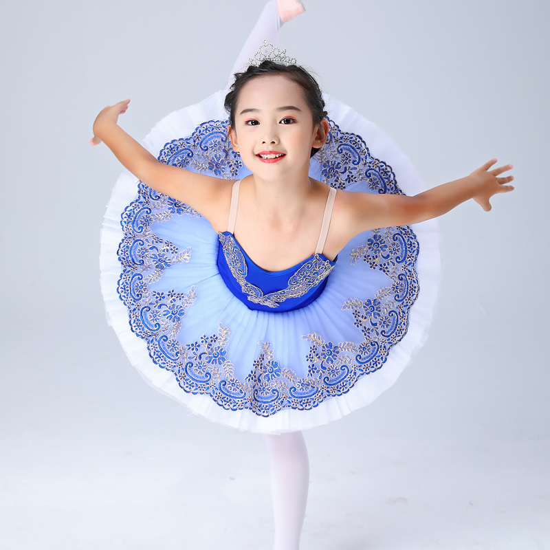 children's royal blue ballet stage costumes adult ballet costumes