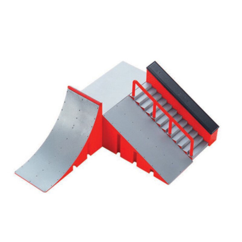 Finger skate park mini scooter ramp mini skate ramp jul födelsedag för barn: C