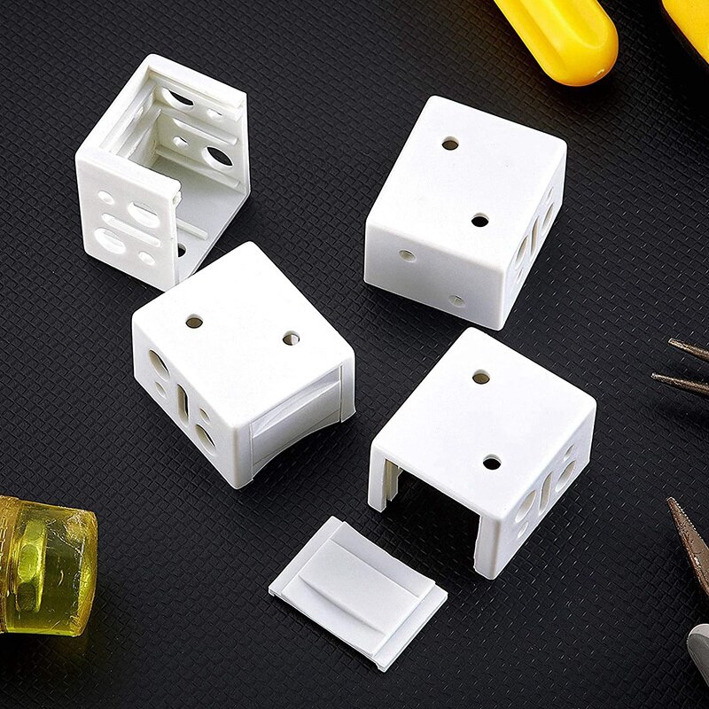 1 Inch Blind Brackets White Profile Box Mounting B... – Vicedeal
