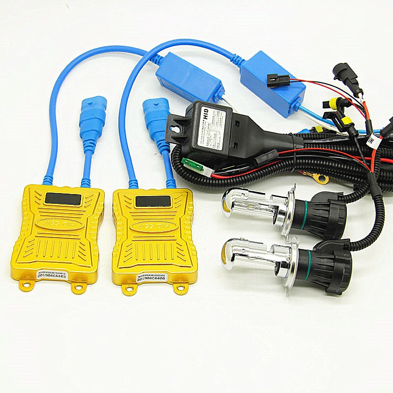 Kit de balasto digital LED, kit de luz de xenón H4 de HID Alto y Bajo, kit de luz de xenón H4 9004 9007 H13