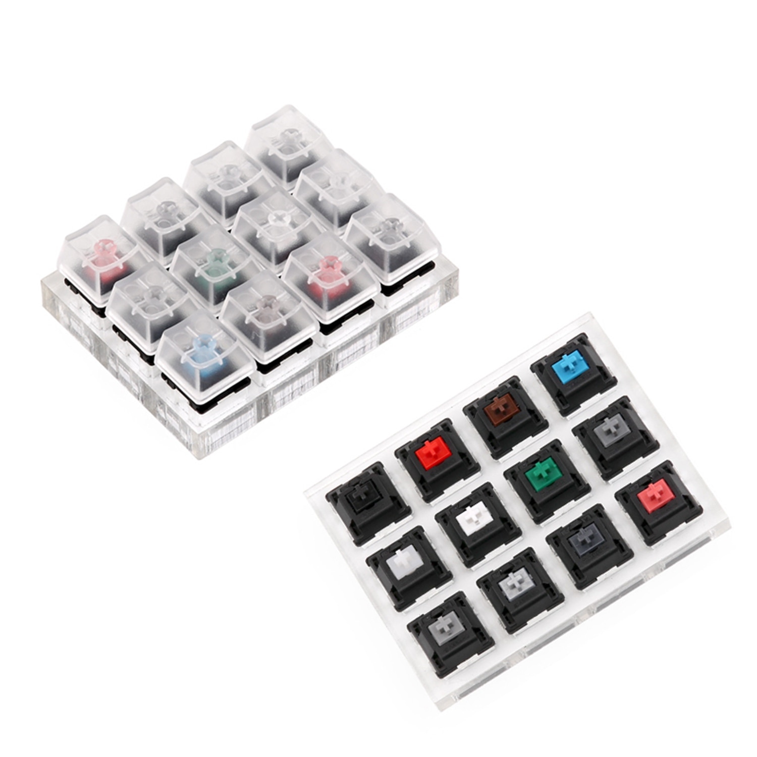 Acrylic Keyboard Tester Plastic Keycap Sampler for... – Grandado