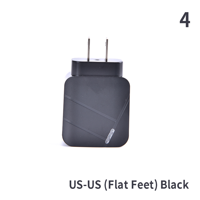 Dual USB Qc3.0 3a Usb+2.4a Usb Multi-Port Fast Charging Mobile Phone Charger Dual-Port US/EU Standard Fast Charging: US BLACK