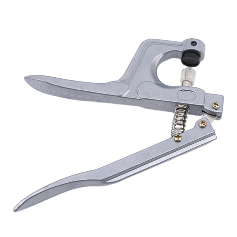 Plast fire-knap hånd tryk klemme manuel søm spænde træ finger knap maskine til husholdningstilbehør