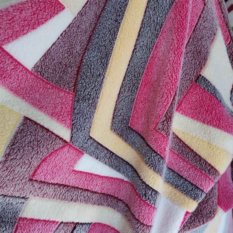 Fleeced flanell tyg dubbelsidig korall fleece mjuk varm baby plysch lakan tyg sammetsfilt tyg 160*50cm: 22