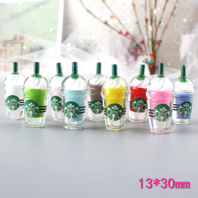 1/6 Dollhouse Miniature Bottle Water Coffee Cup Drink Play Kitchen for blyth Barbies Doll food Accessories: 6pcs style3