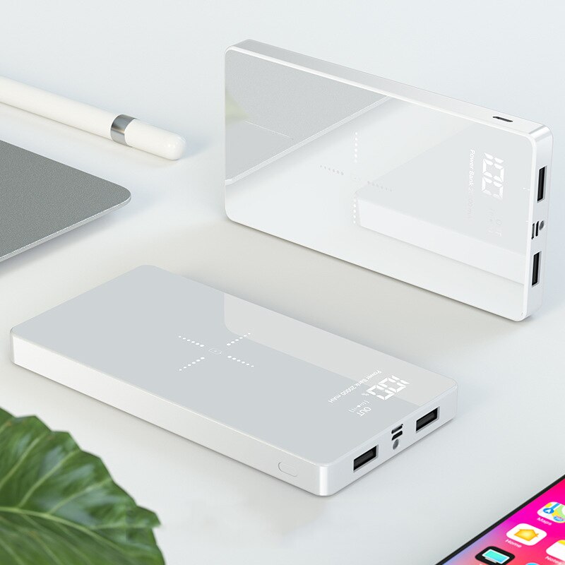 Portable Qi Wireless Charger 20000mAh Power Bank USB Type C External Battery Powerbank for iPhone 11 Samsung S8 Mobile Poverbank