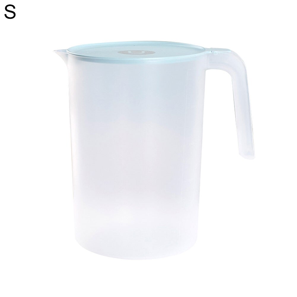 2000/2500ml Clear Water Pitcher Large Capacity WaterPot Cold Water Jug Kettle Ergonomic Handle Water Container Bottle Drinkware: Blue 2000ml