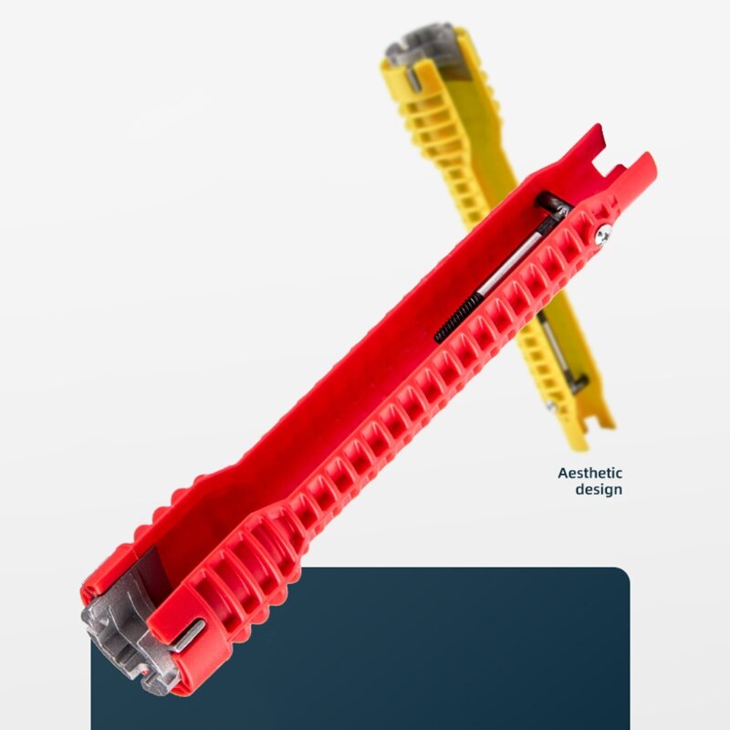 Multifunction Faucet Wrench Sink Installer Tools Water Pipe Spanner Tackle Tool for Toilet Bathroom Kitchen