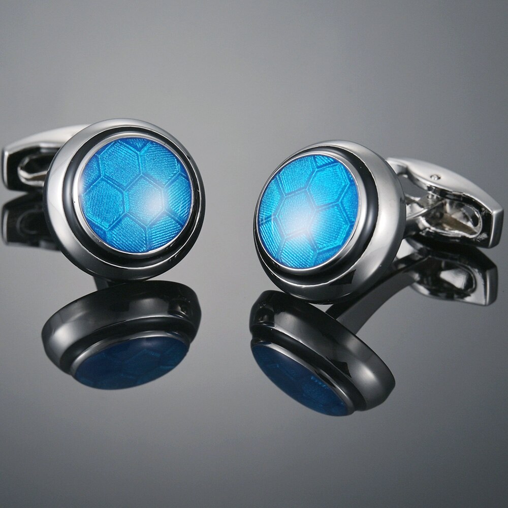 Mens Luxury Blue Crystal Cufflinks Suit Shirt Cuff Links Wedding Cufflink Jewelry Men&#39;s Accessories: 17