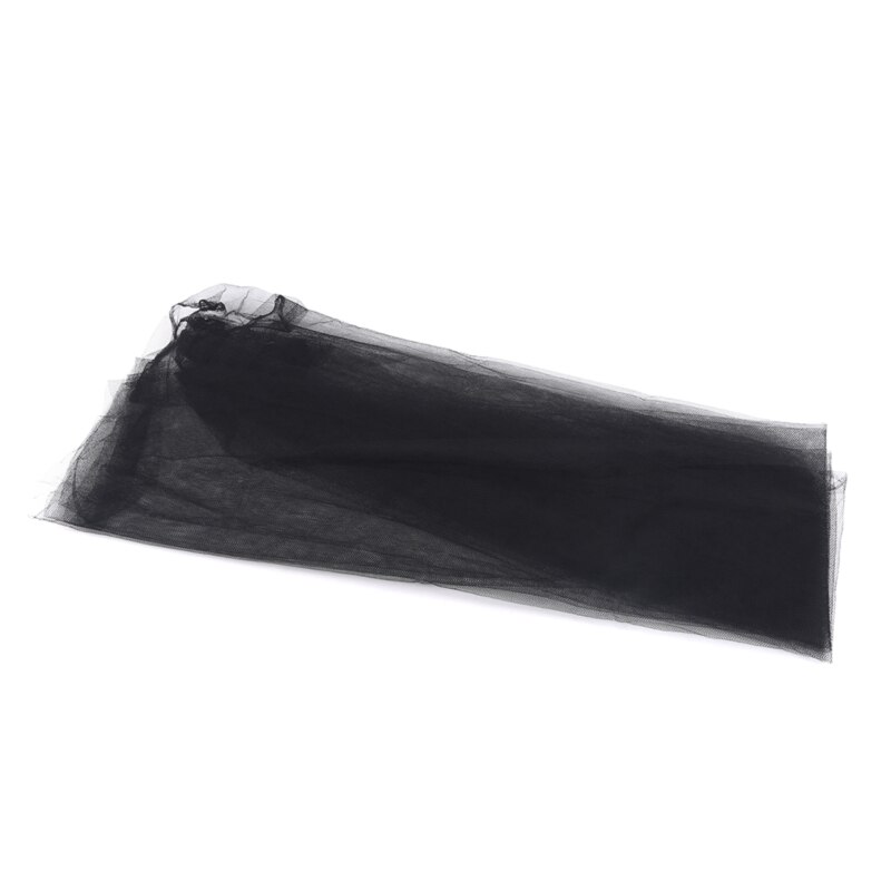 1pc Self-Adhesive Simple Anti-Mosquito Screen Mesh Indoor Insect Fly Mosquito Net Screen Home Window Mesh: black / 200x150cm