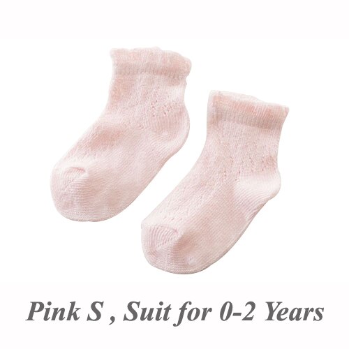 Sommer Baby Mädchen Socken Weiche Baumwolle Mesh Anti-Slip Baby Socken Knöchel Länge Neugeborenen Socken 5 Farben