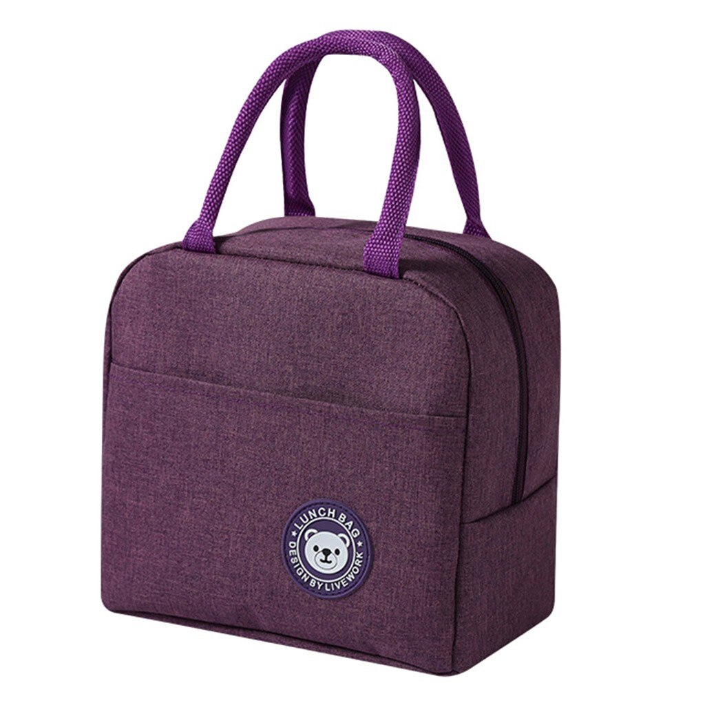 Lunch Bag Bolsainsulated Picnic Cartoon Carry Case Thermal Portable Cold Lunch Bag Bento Bag Bolsa Termica Сумка Холодильник: E