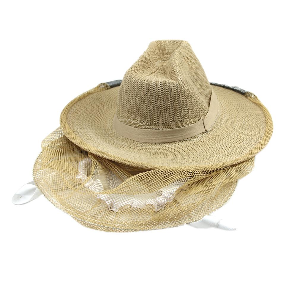 100% tout neuf et de apiculture jardin garde Cowboy chapeau Anti moustique abeille insecte Bug visage tête voile
