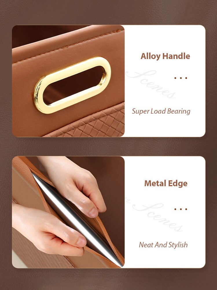 Joybos tøj arrangører opbevaring kurv garderobe skab arrangør boks vasketøjskurv imiteret læder hjem opbevaring organisation