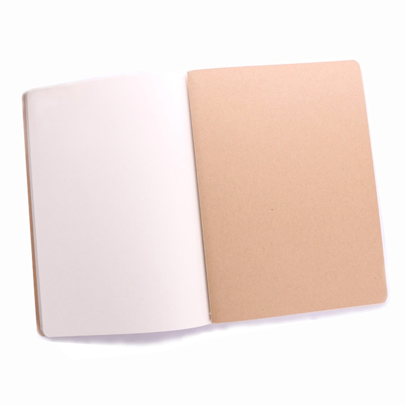 2PCS A5 kraft paper Traveler notebook inside page Diary notebook Various styles