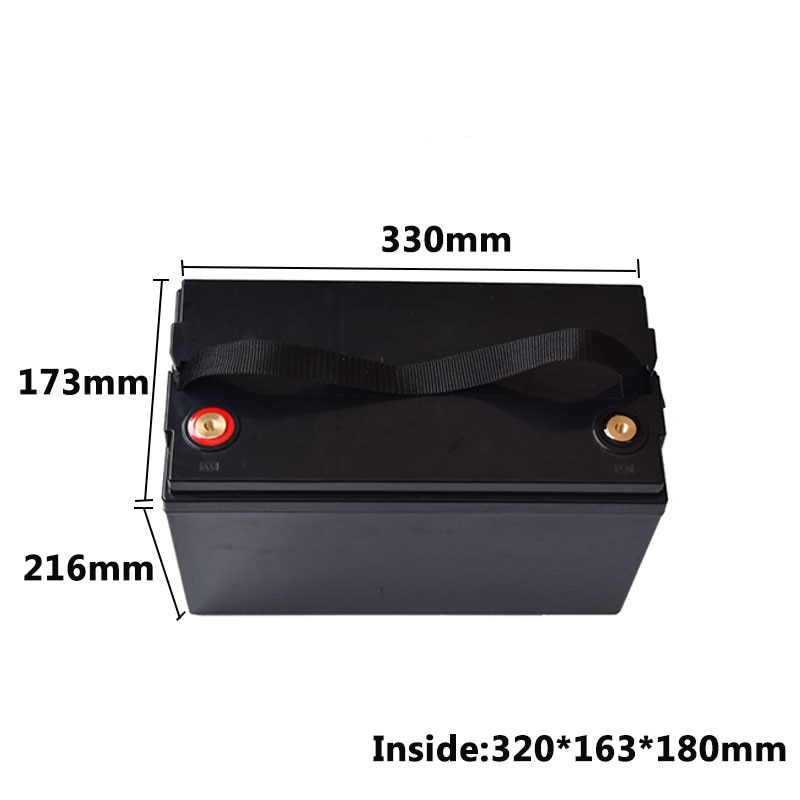 GTK Lithium-batterie Kasten 12V 24V 48V 100Ah 120Ah 150Ah li ionen lifepo4 LTO batterie ABS + PC batterie leere fallen