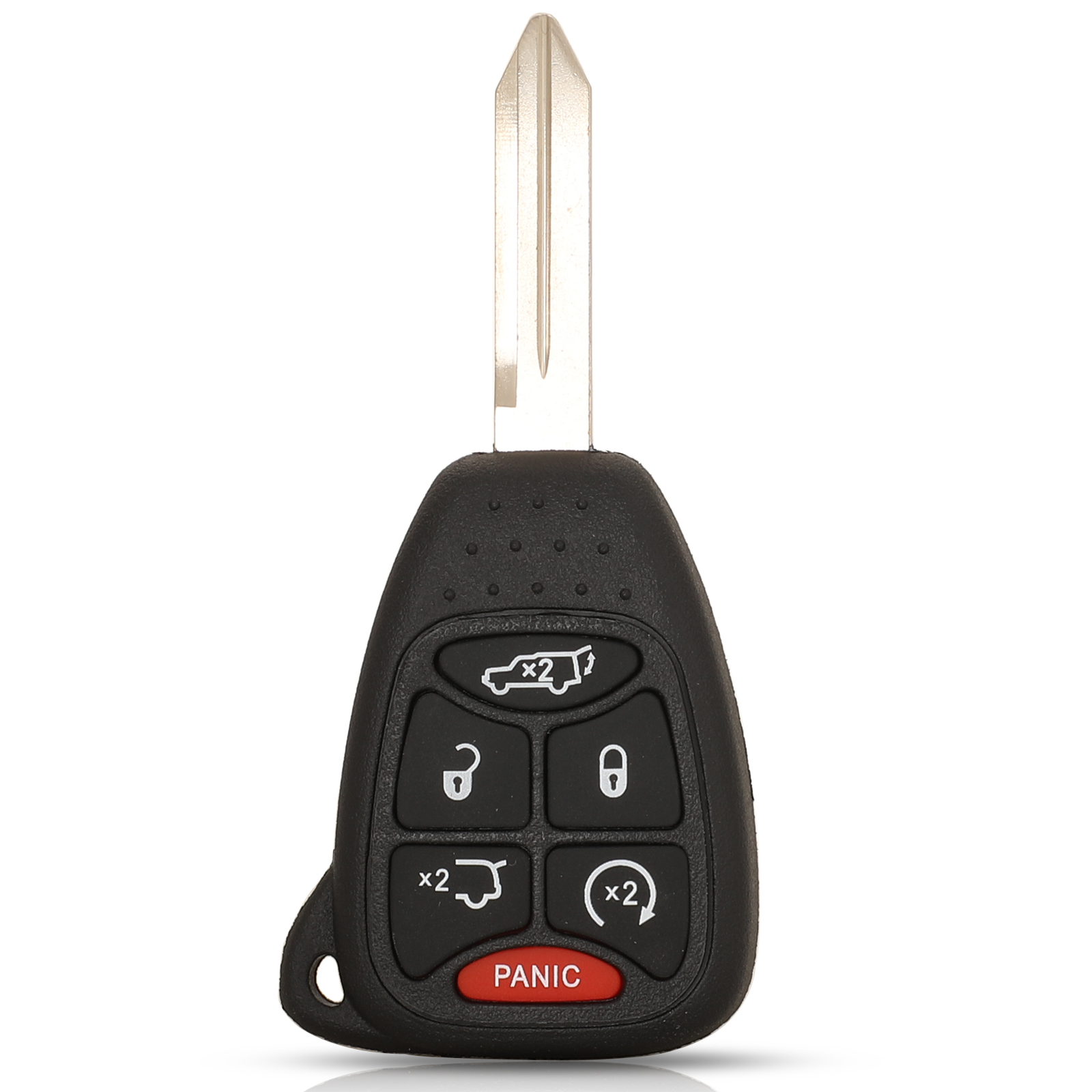 jingyuqin Car Key Shell for Chrysler JEEP DODG 200 Aspen Sebring Compass Liberty Patriot Wrangler Avenger Durango Caliber Nitro: PURPLE