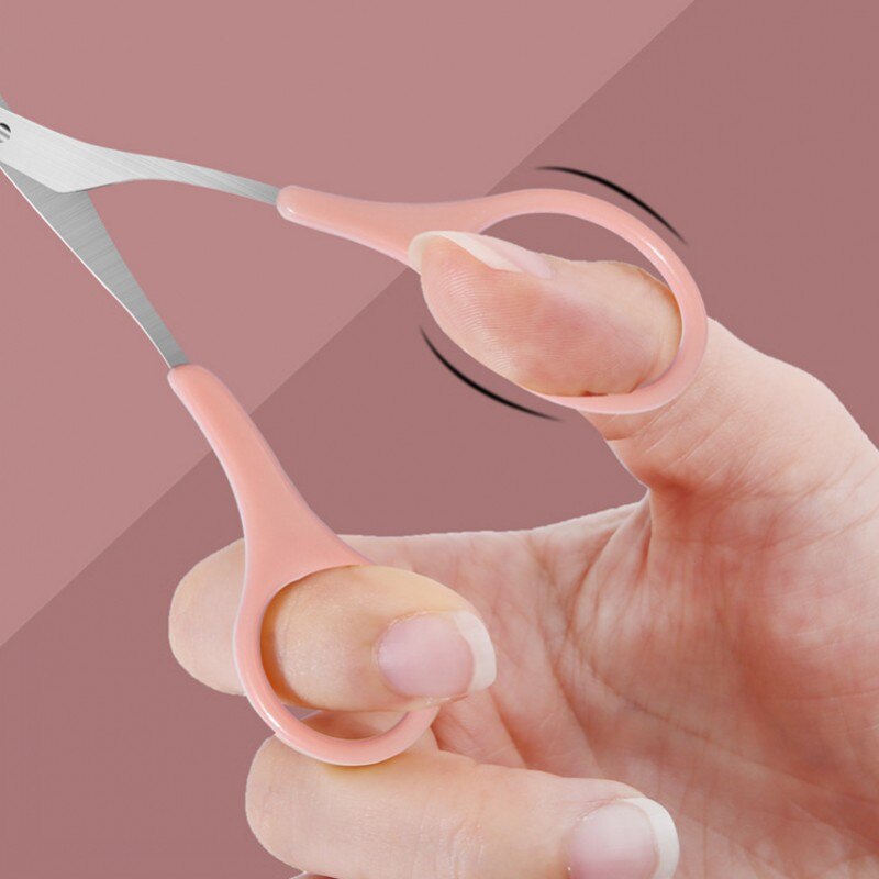 Recortador de cejas de acero inoxidable, peine, tijeras de pelo, Clips, maquinilla de afeitar, accesorios de maquillaje, 1 pieza