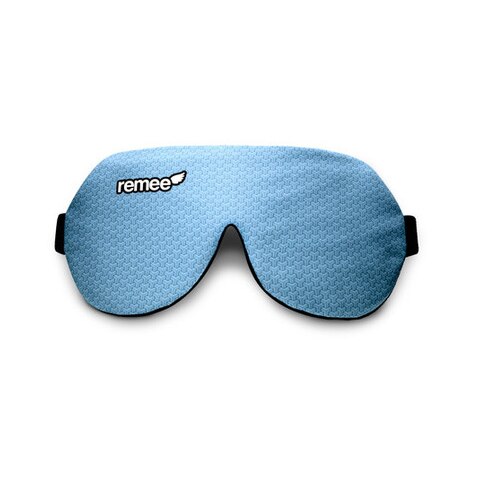 Remee-mascarilla para dormir, máscara de ojos con sombreado de viaje, Control de sueños, sueños lúcidos, relajante: Azul