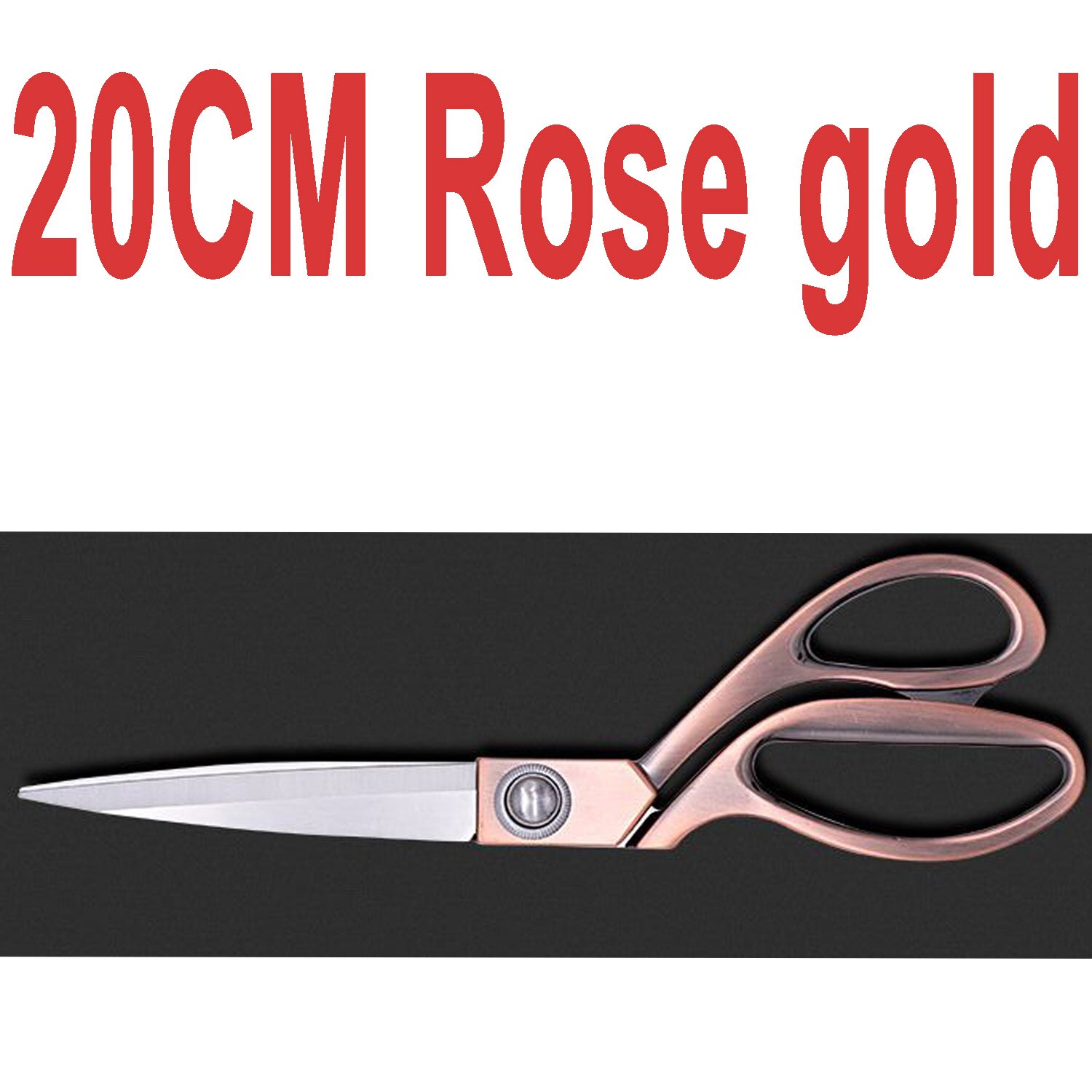 Rubber Cutting Tool Cutting Scissors Cutting Table Tennis Set Adhesive Racket Tool DIY: 20CM Rose gold