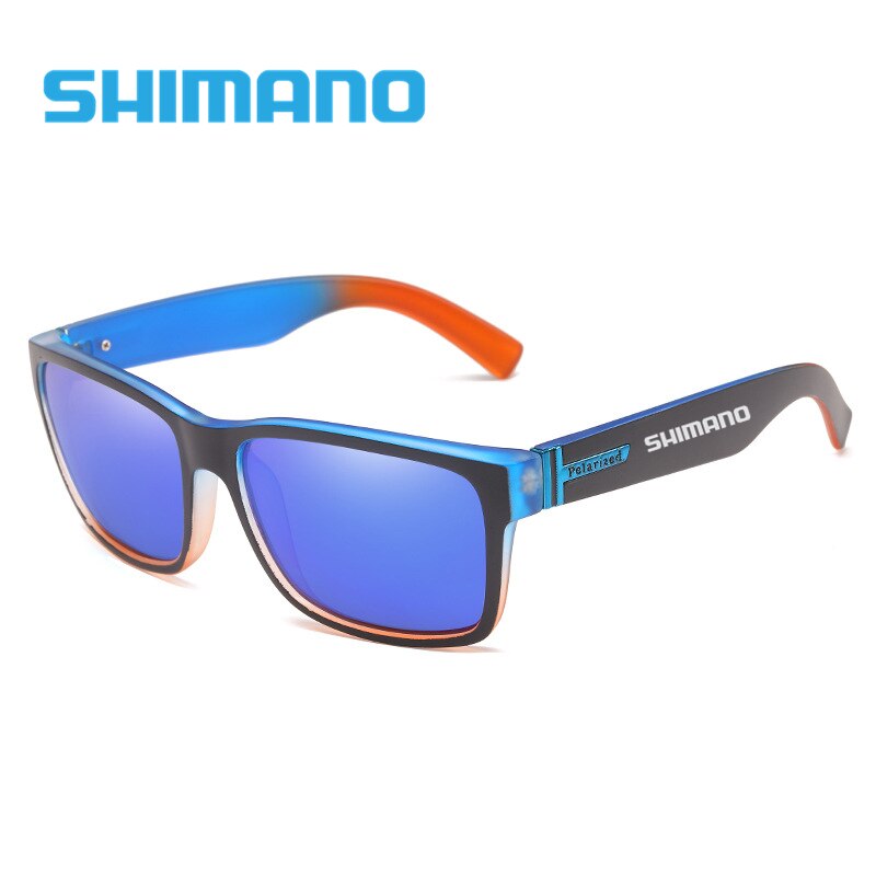 neue Shimano Sonnenbrille Frauen Männer Polarisierte Uv Schutz Vintage Radfahren Wandern für Angeln Gläser: 08