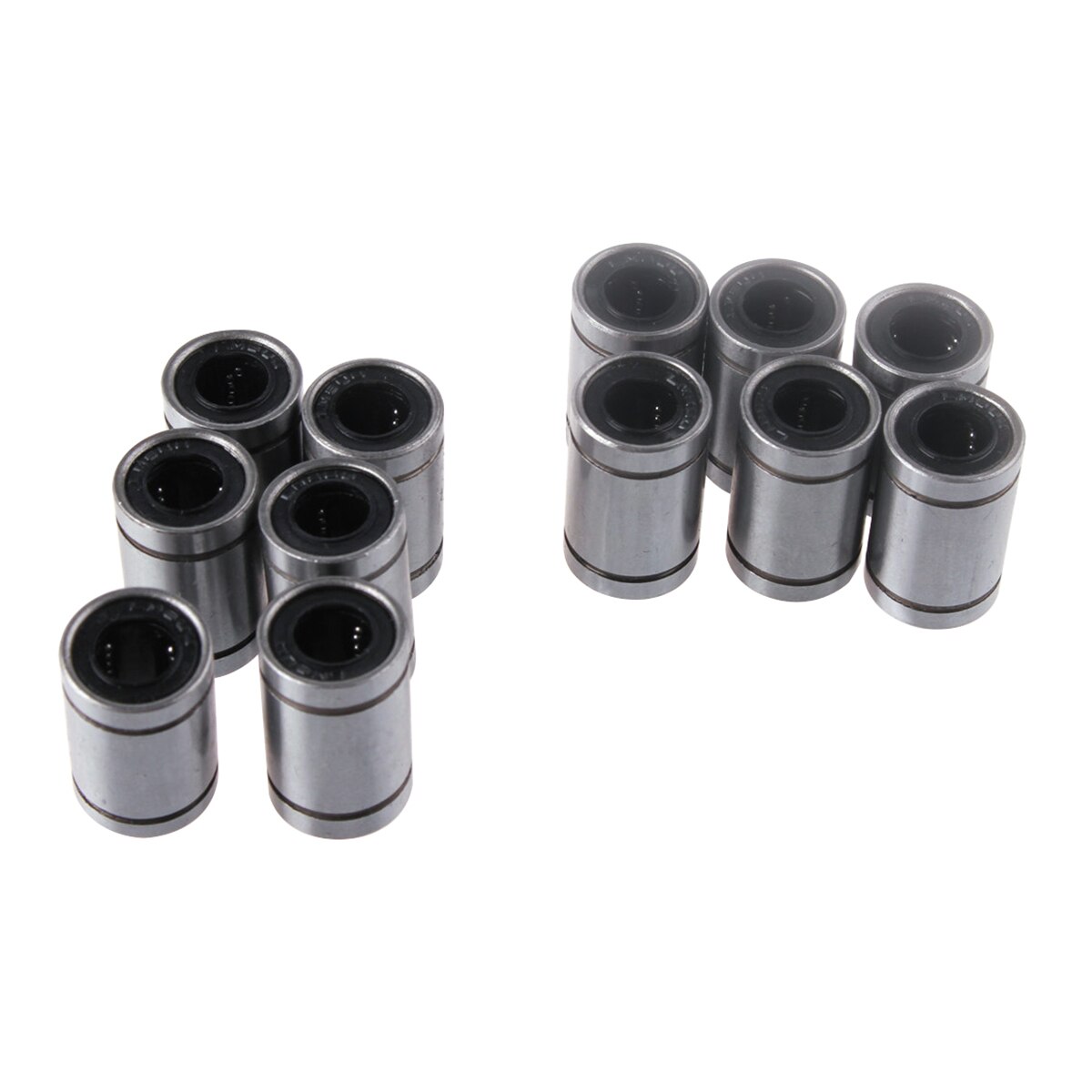12PCS/LOT LM8UU LM10UU LM12UU LM16UU Linear Bushing 8mm 10mm 12mm CNC Linear Bearings for Rods Liner Rail Linear Shaft CNC Parts