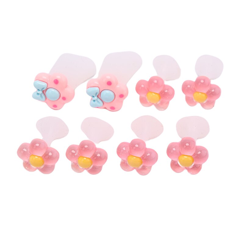 8 pièces/ensemble fleur goutte d'eau perle séparateurs d'orteils Silicone orteils diviseur manucure pédicure pieds entretoises pédicure bricolage Nail Art outil