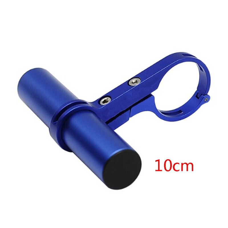 Bike Handlebar Extender,Carbon Fiber/ Aluminum Alloy Clamp Bicycle Handlebar Extension Bracket for Flashlight, GPS, Mobile Phone: blue10cm