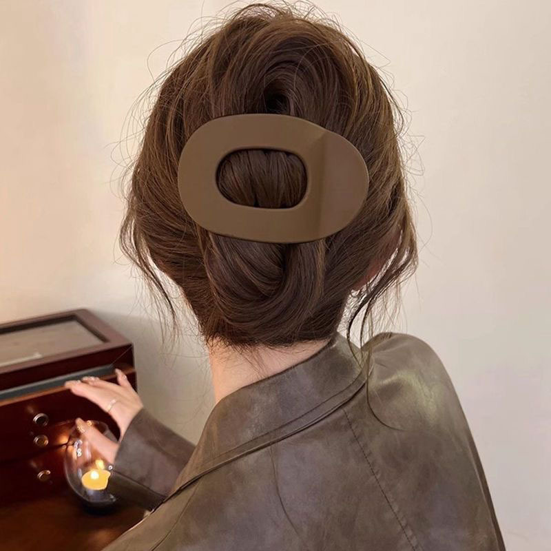 Nueva pinza para el pelo de cuchara acrílica coreana, soporte para cola de caballo de leopardo para mujer, horquillas, Clip superior, accesorios para el cabello para chicas a la , horquilla