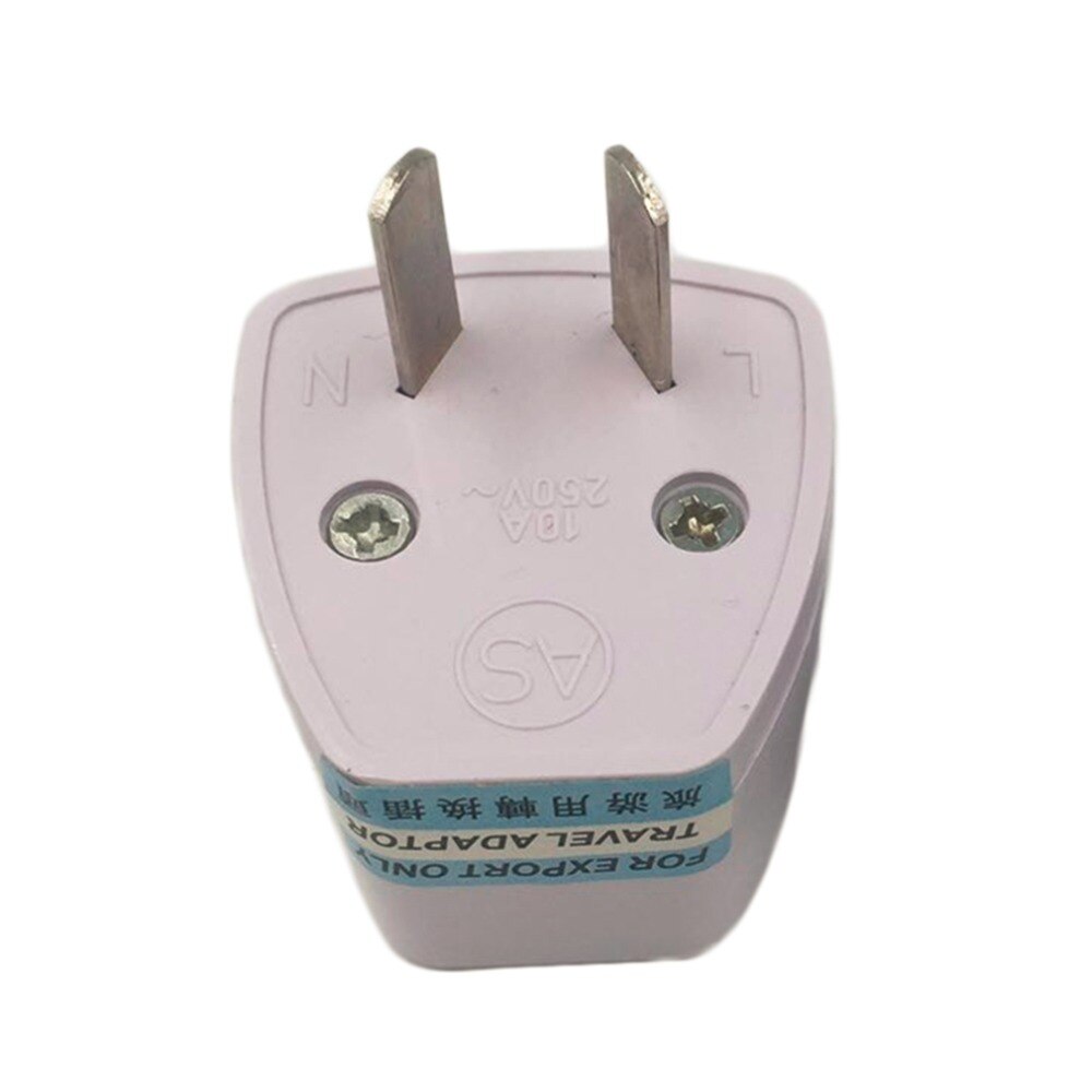 1pc Universal Travel Adapter US au EU UK Plug Travel Muur AC Power Adapter 250V 10A Socket converter