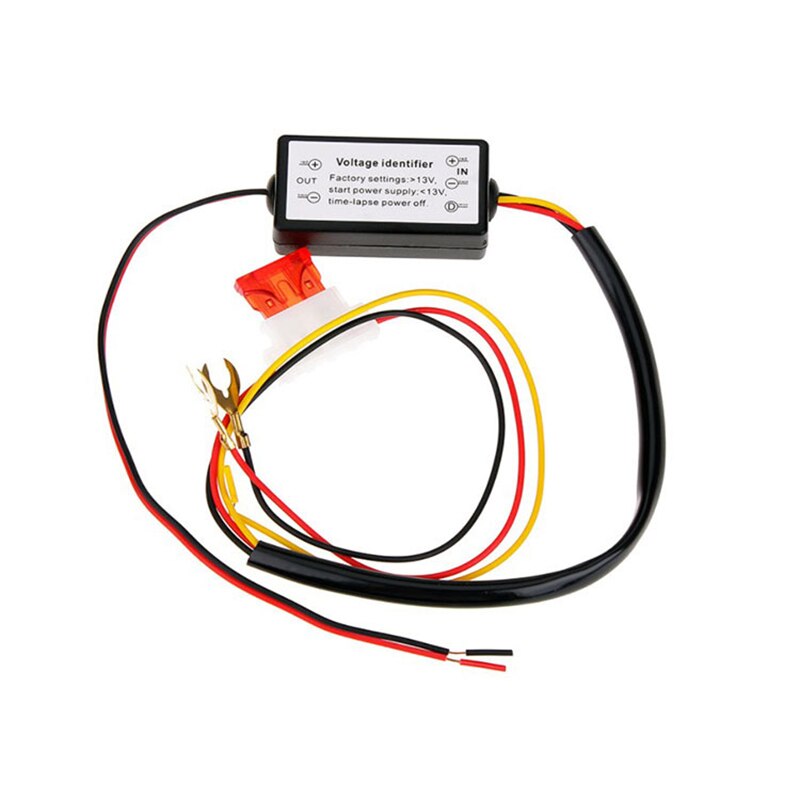 DRL Controller Auto Car LED Daytime Running Light Automatic ON/OFF Harness Controller Module DRL Relay 12-18V Fog Light Control