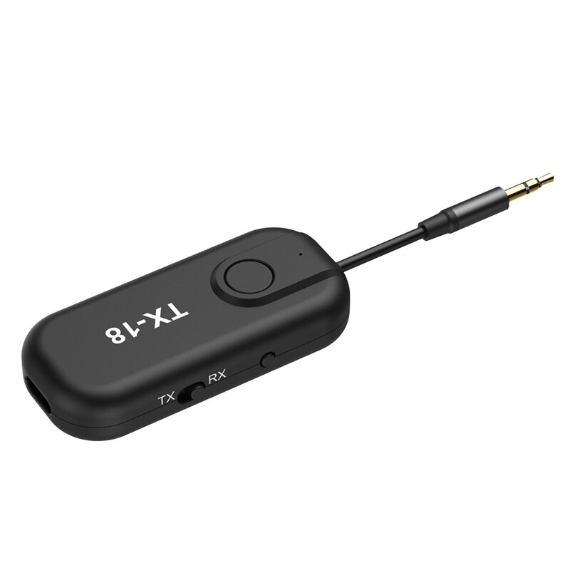 2 in 1 bluetooth zender ontvanger adapter draadloze aansluiting 3.5mm aptx aux stereo o adapter voor pc tv thuis