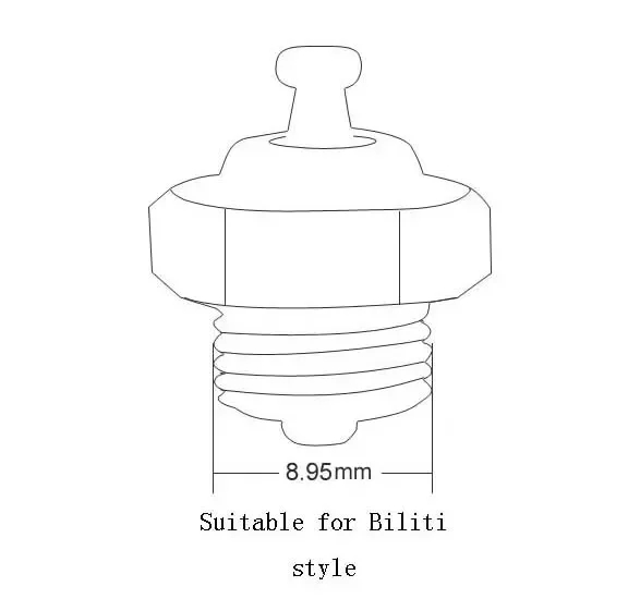 1 Piece Suitable for Biloti Moka Pot Pressure Reducing Valve, Safety Valve, All Copper Moka Pot Accessories: GRAY