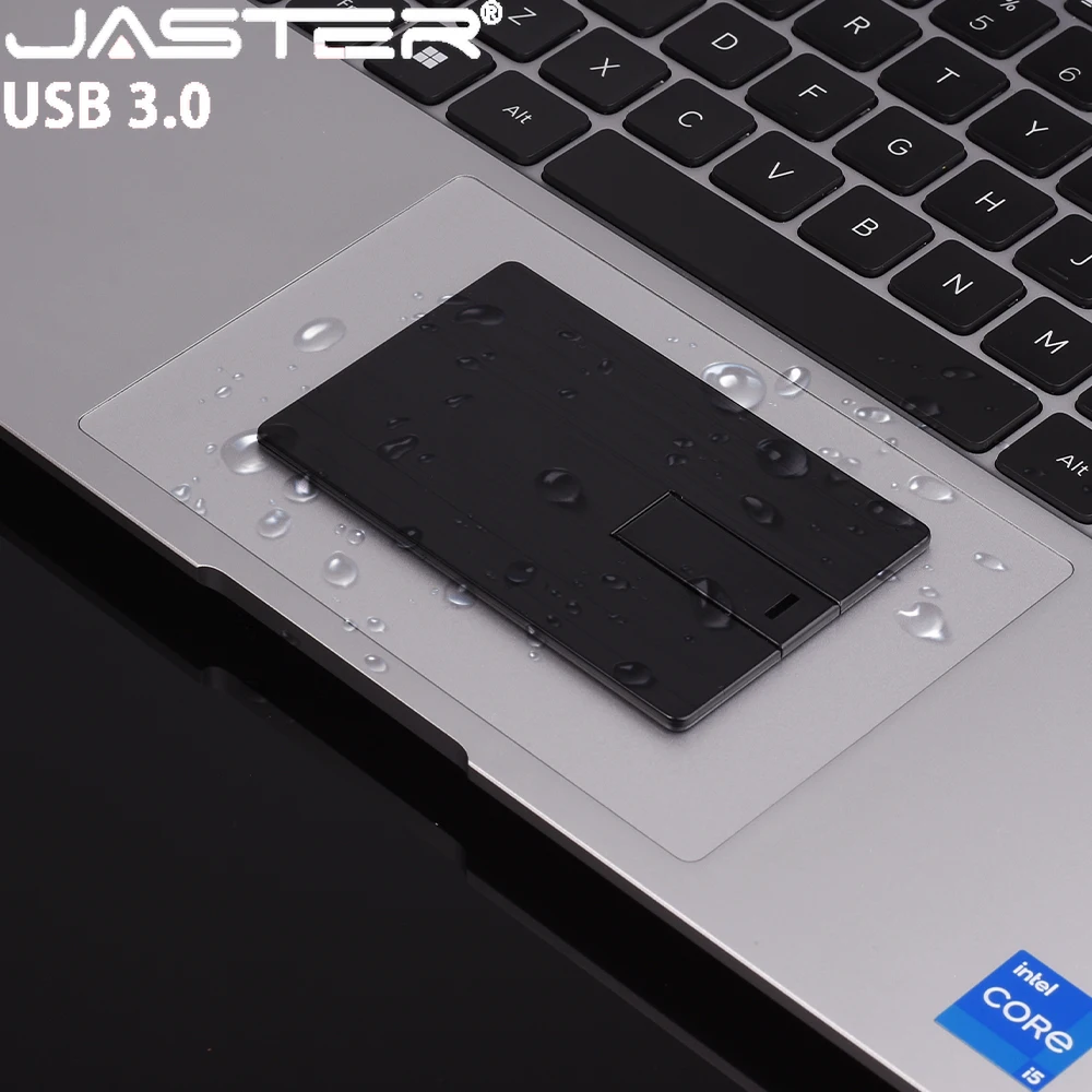 JASTER unidad Flash USB 3,0 de alta velocidad 128GB tarjeta de memoria de Metal giratoria 64GB impermeable memoria de creativa 32GB