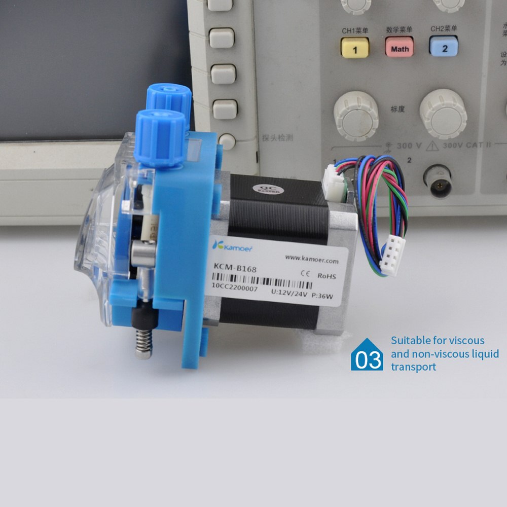 KCM Peristaltische Pomp 12 V Mini Peristaltische Waterpomp Met Stappenmotor En BPT/Silicon Buis Hoge Precisie Kleine pulse