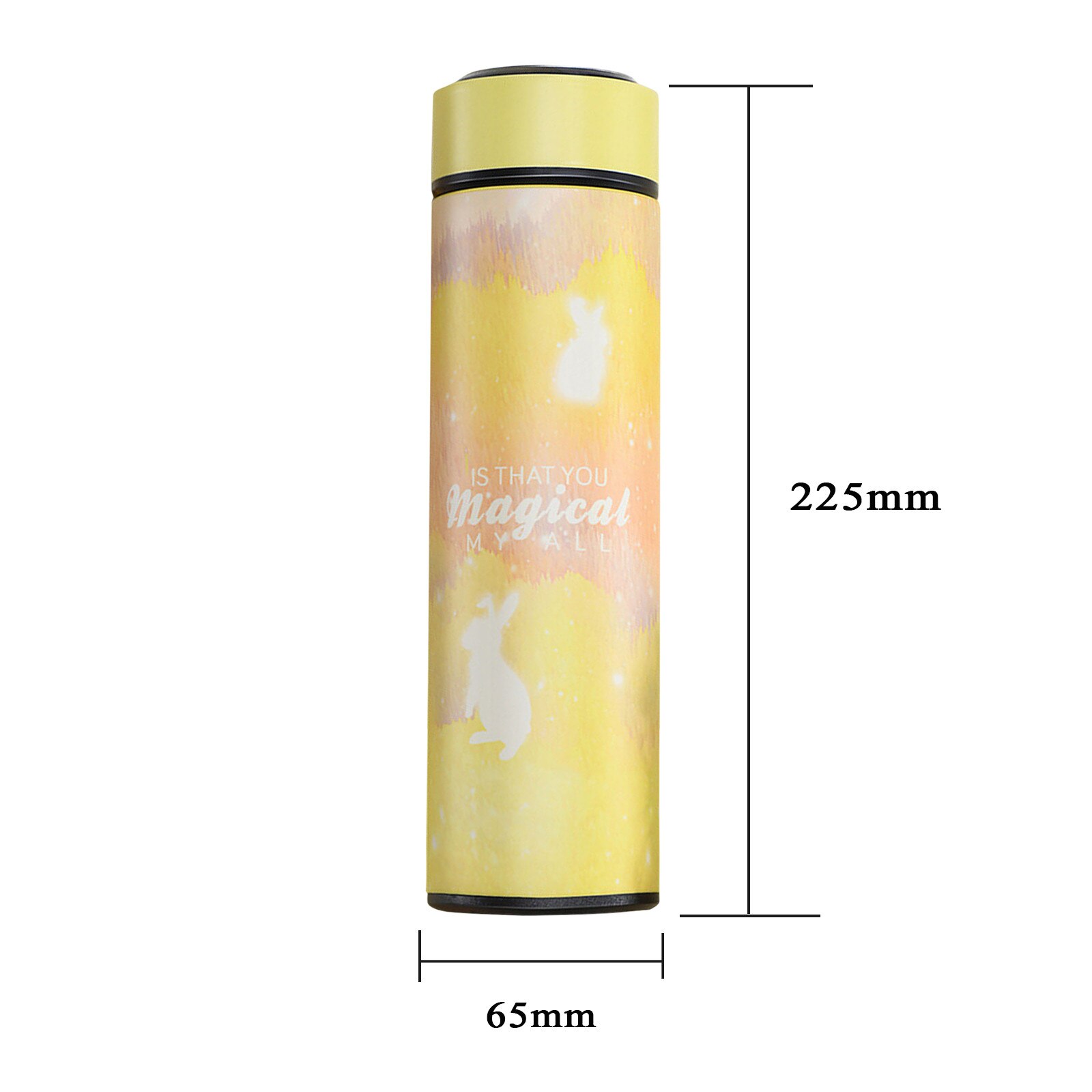 Café chá leite viagem caneca balas copo térmico nova moda dupla parede de aço inoxidável frascos vácuo 500ml presentes thermocup