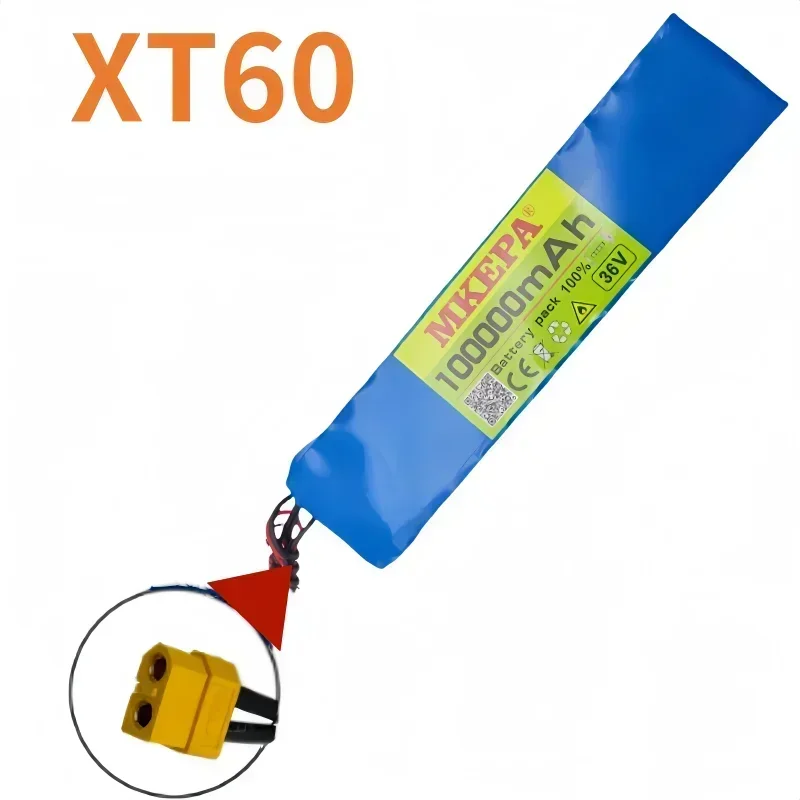 10S3P 36V 100000mAh 18650 Rechargeable Lithium Battery Power Modified Bicycle Scooter Electric Vehicle with etc: GRAY
