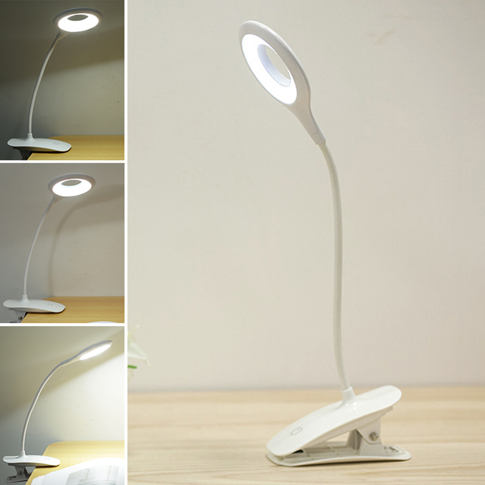 Clip-on Bureaulamp - Touch Control 360° Draaibaar USB Poort LED Oogbescherming Modern