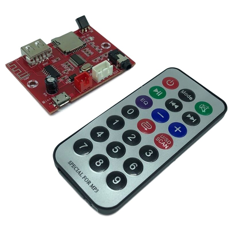 DC5V Bluetooth Audio- Decoder Modul U-Disk/Tf-karte Bluetooth Empfänger Modul AUX Ausgang Fernbedienung XH-A253: Ursprünglich Titel