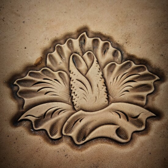 Carving embossing Pressing Die Small Flower mould for leather Leather craft template stamping metal mould: B