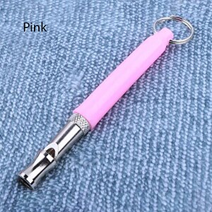 Hond Fluitje Trein Ultrasone Fluitjes Voor Hond Puppy Verstelbare Training Tool Huisdieren Benodigdheden: Pink
